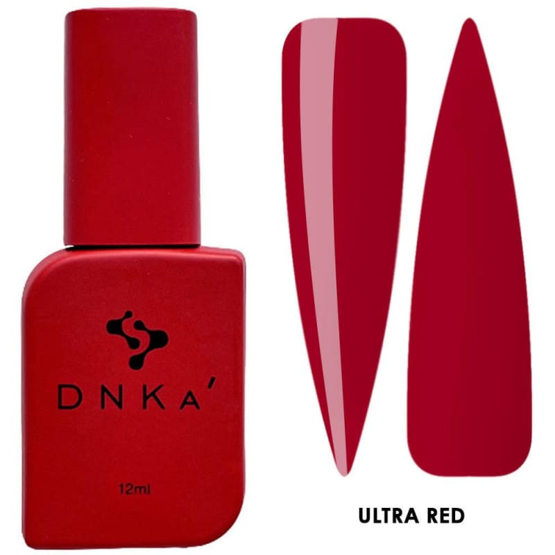 Esmalte semipermanente DNKA - ULTRA ROJO (ultra red) - 12 ML