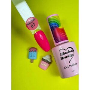 ESMALTE SEMIPERMANENTE NEÓN 07 FLOURESCENTE ILLUSION BEAUTY 7ML