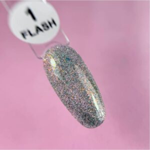 Gel Polish FLASH 01 Illusion Beauty – 5ml Esmalte reflectante