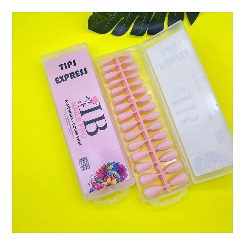 Tips Express Almendra cover pink 240u Tips (Nail Express) Illusion Beauty