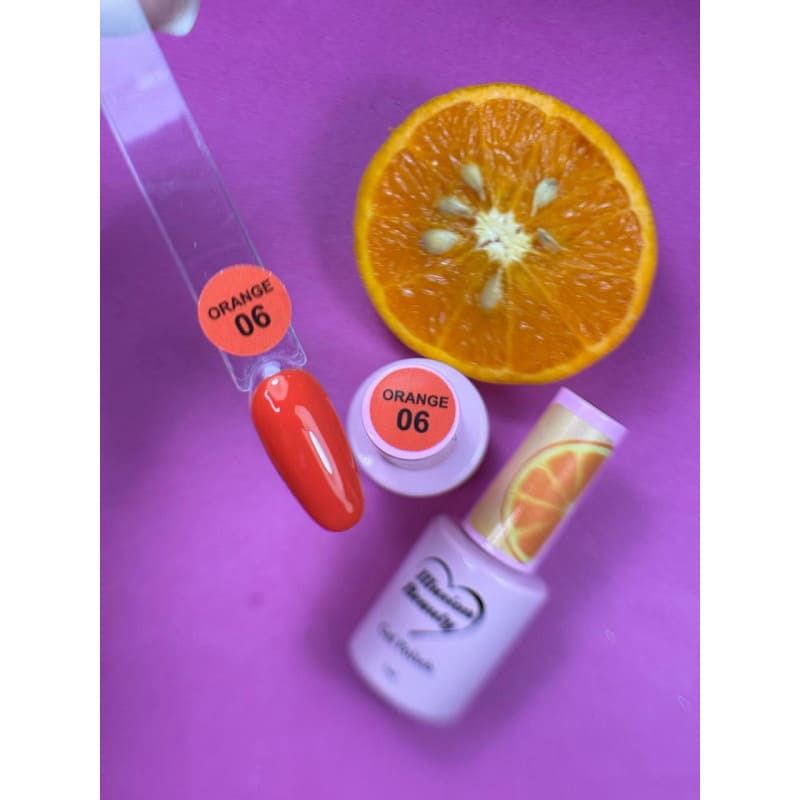 ESMALTE SEMIPERMANENTE NARANJA 06 - ILLUSION BEAUTY 7ML